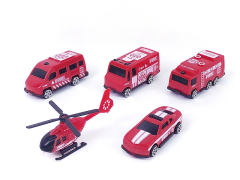 Free Wheel Fire Engine(5in1) toys