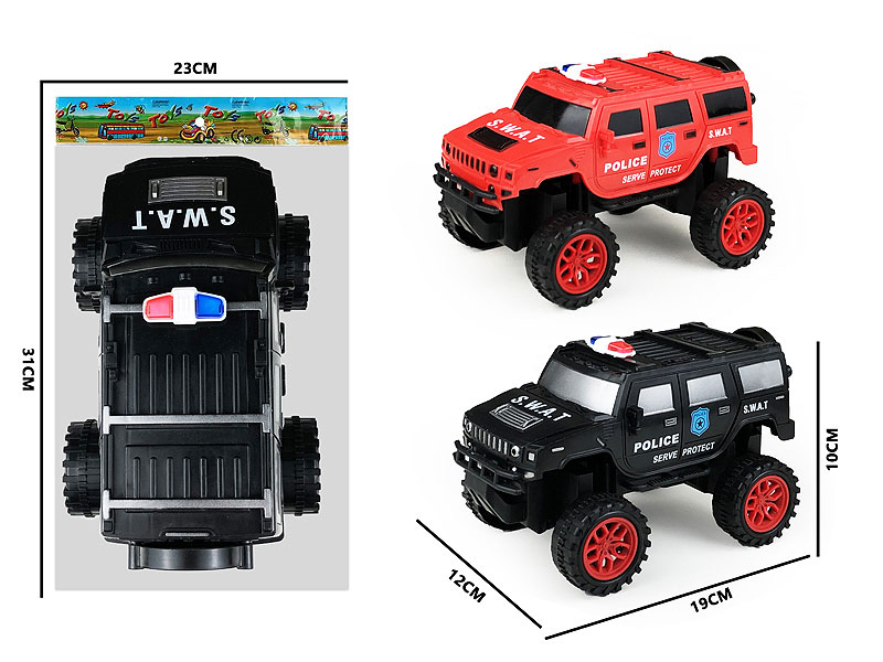 Free Wheel Cross-country Police Car(2C) toys