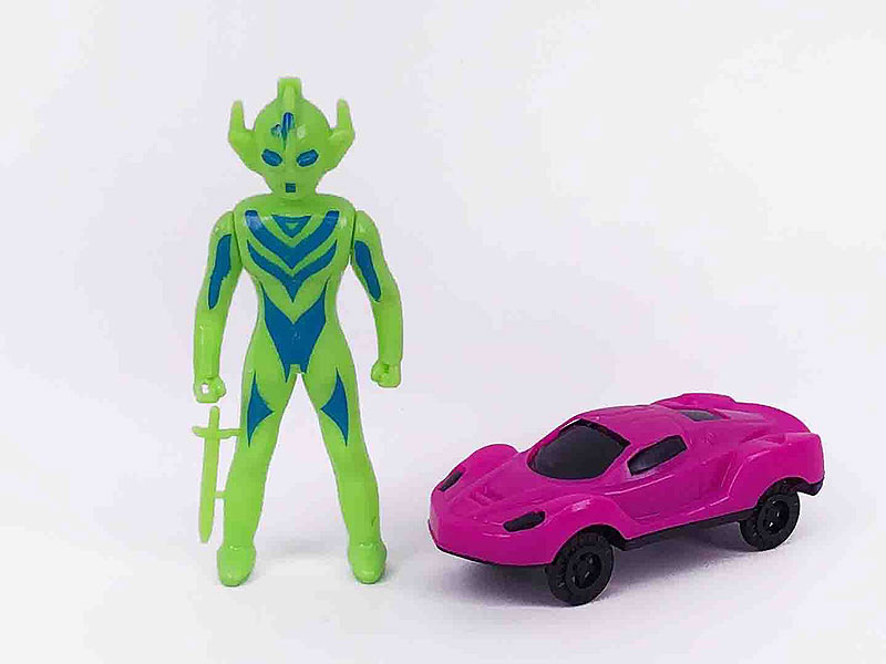 Free Wheel Sports Car & Ultraman toys