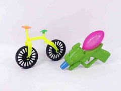 Free Wheel Bike & Water Gun toys