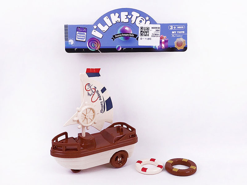 Free Wheel Sailboat(4C) toys