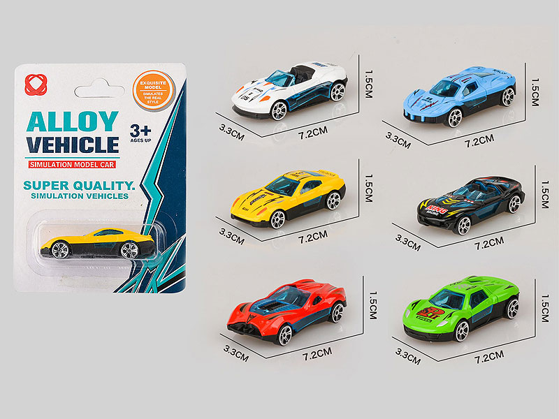 Die Cast Car Free Wheel(6S) toys