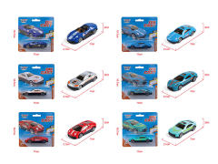 Die Cast Sports Car Free Wheel(6S) toys