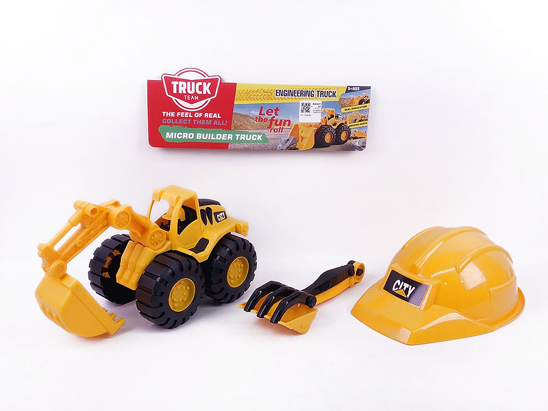 Free Wheel Construction Truck Set toys