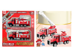 Free Wheel Fire Engine(2in1) toys