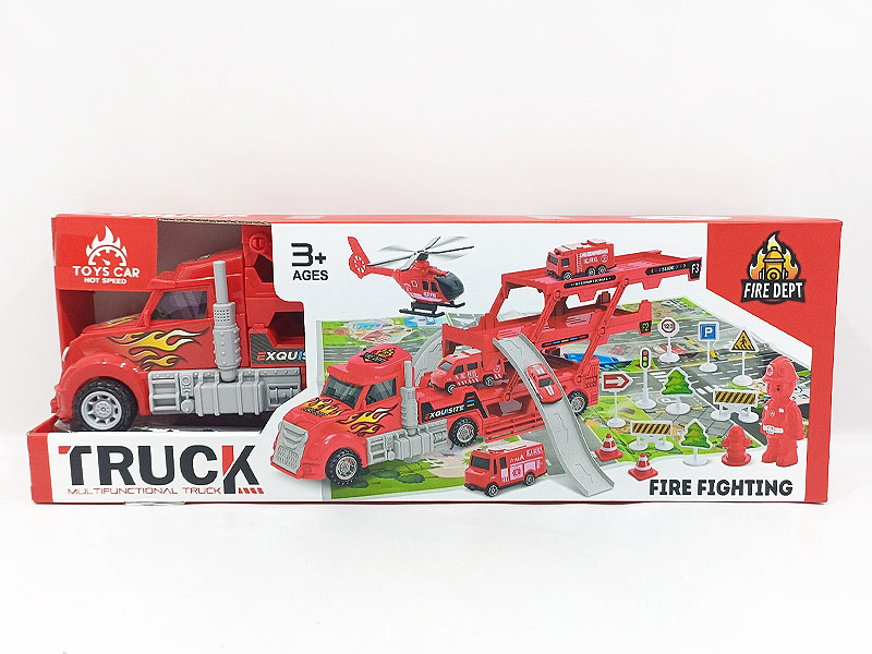 Free Wheel Container Truck Set toys