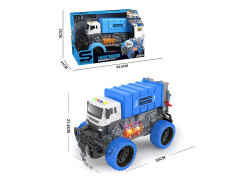 1:16 Free Wheel Sanitation Truck W/L_M toys