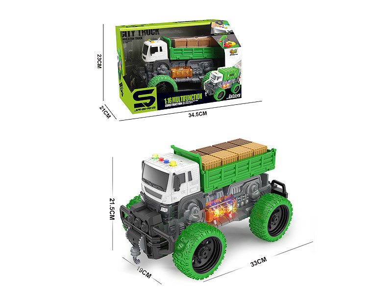 1:16 Free Wheel Truck Car W/L_M toys