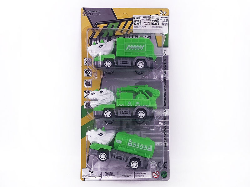 Free Wheel Sanitation Truck(3in1) toys