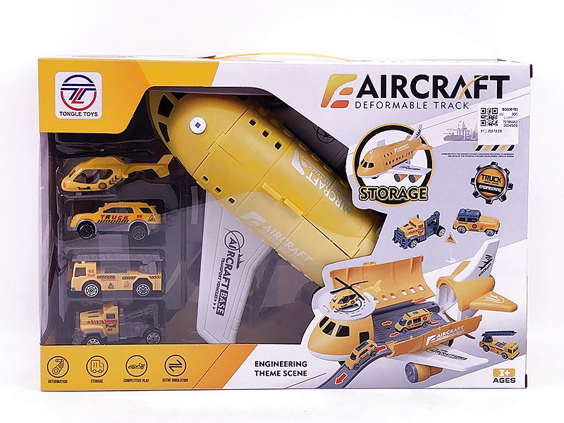 Free Wheel Engineering Storage Aircraft Set toys