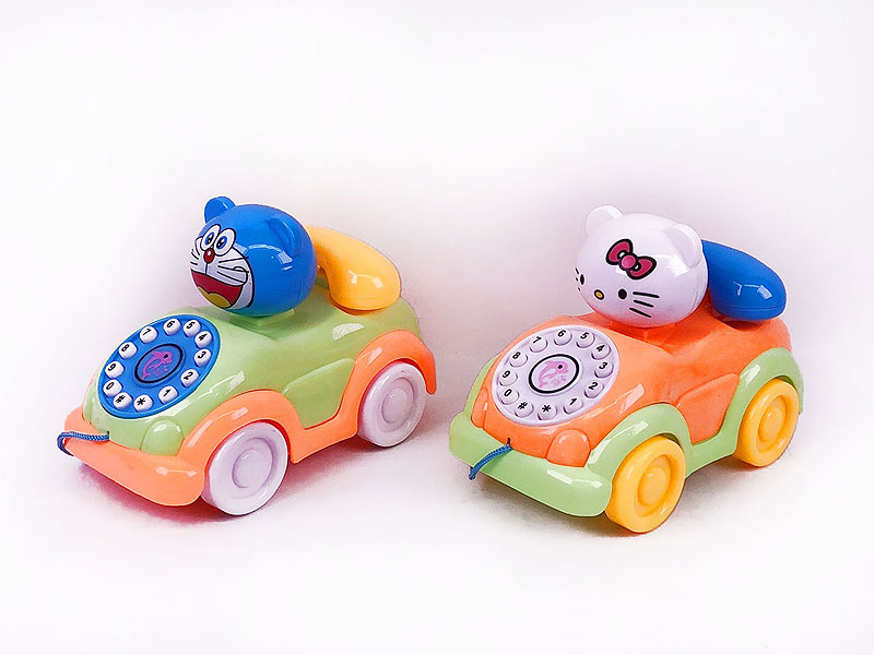 Drag Telephone Car W/L_M(2S) toys