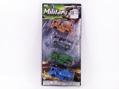 Free Wheel Military Car(4in1) toys