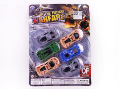 Free Wheel Military Car(6in1) toys