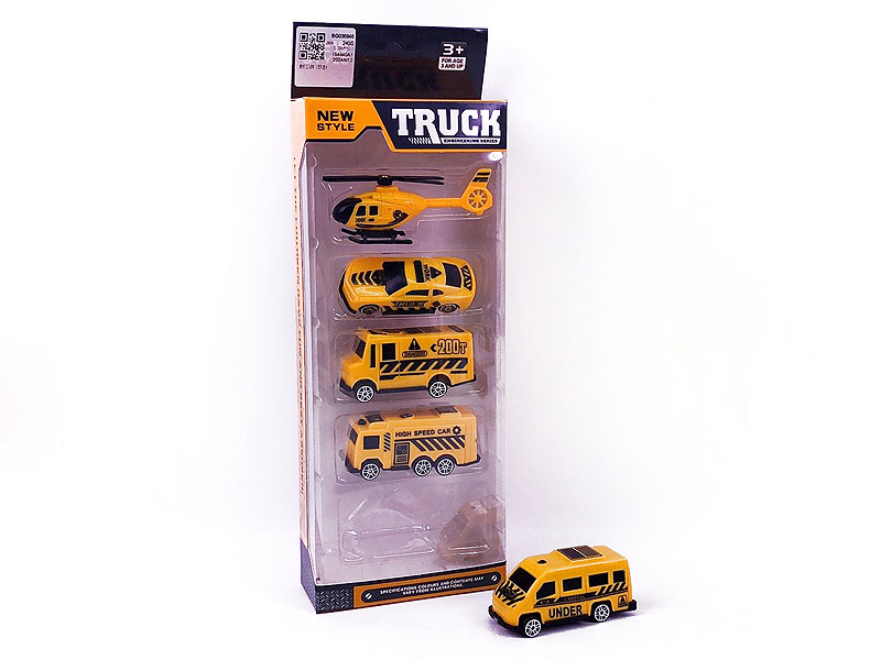 Free Wheel Construction Truck(5in1) toys