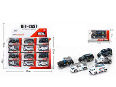 Die Cast Police Car Free Wheel(48in1)