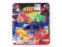 Free Wheel Motorcycle & Sports Car(5in1) toys