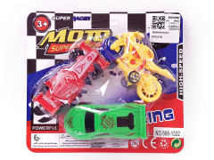 Free Wheel Motorcycle & Sports Car & Equation Car(3in1)