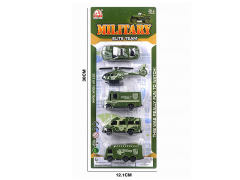 Free Wheel Military Car(5in1) toys