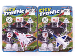 Free Wheel Airplane Set(S) toys