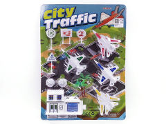Free Wheel Airplane Set(4in1) toys