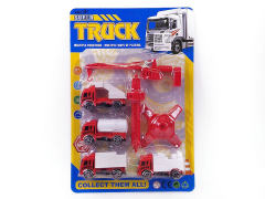 Free Wheel Fire Engine Set(4in1) toys