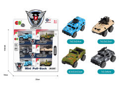 Free Wheel Military Car(24in1) toys