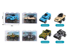 Die Cast Military Car Free Wheel(4S4C) toys