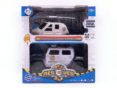 Free Wheel Police Car & Airplane toys