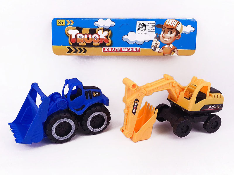 Free Wheel Construction Truck(2in1) toys