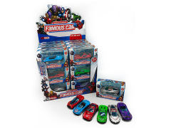 7CM Die Cast Car Free Wheel(24in1) toys