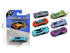 Die Cast Sports Car Free Wheel(6S) toys