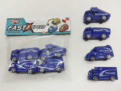 Free Wheel Police Car(4in1) toys