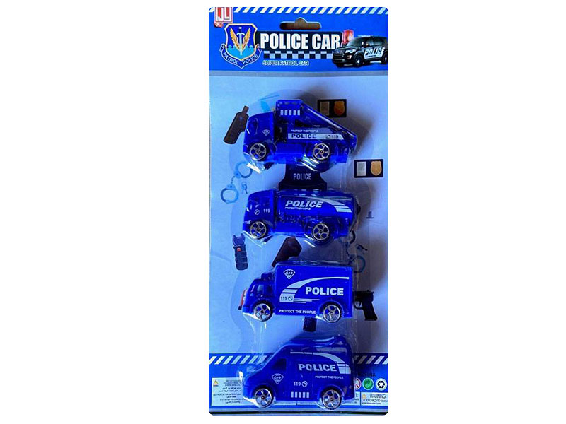 Free Wheel Police Car(4in1) toys