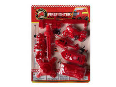 Free Wheel Fire Engine Set toys