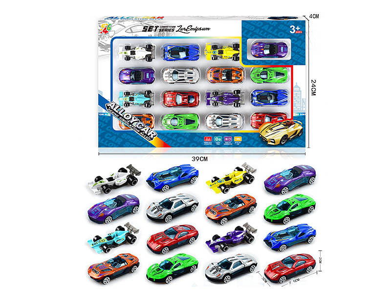 Die Cast Sports Car Free Wheel & Equation Car toys