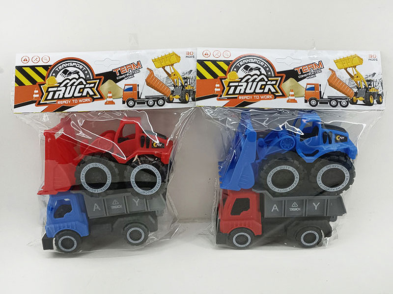 Free Wheel Construction Truck(2in1) toys