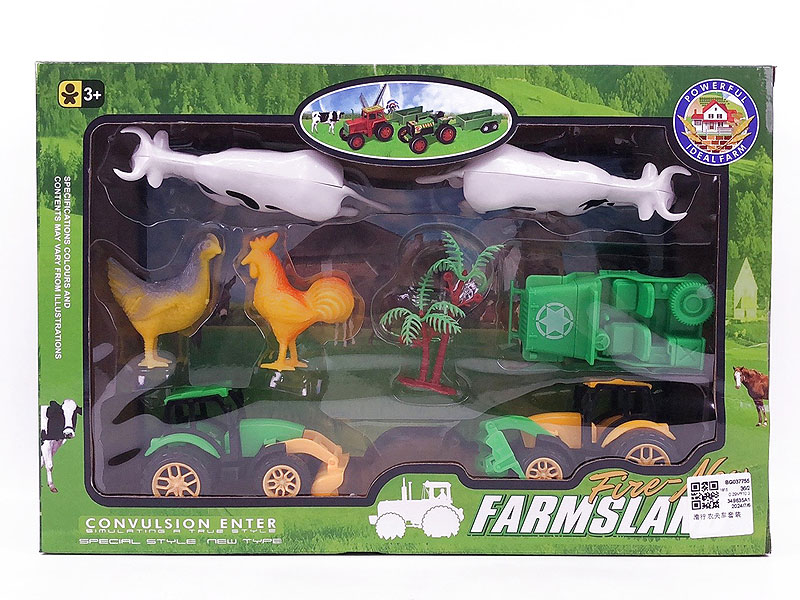 Free Wheel Farmer Truck Set toys