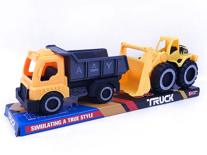 Free Wheel Construction Truck(2in1) toys