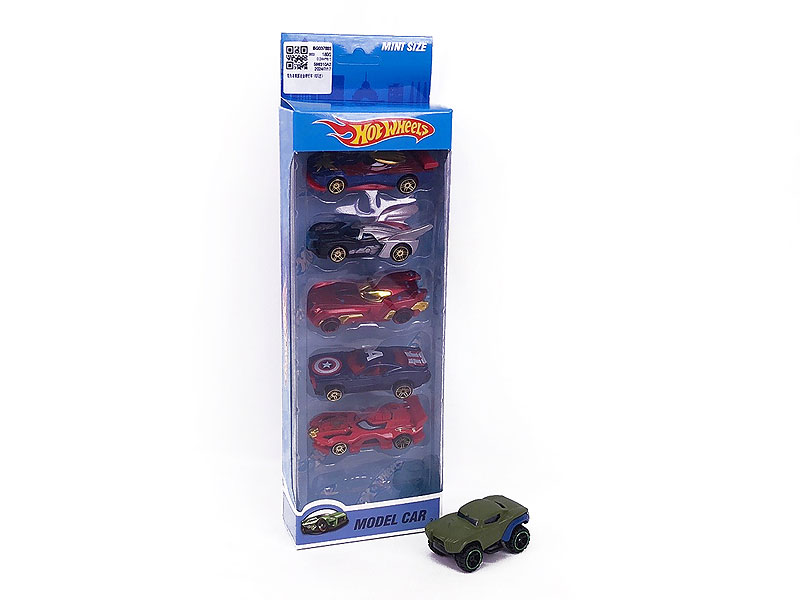 Die Cast Car Free Wheel(6in1) toys