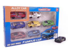 8.5CM Die Cast Racing Car Free Wheel(8in1) toys