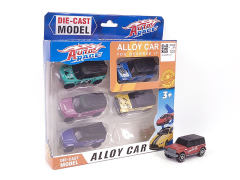 8CM Die Cast Cross-country Car Free Wheel(6in1) toys