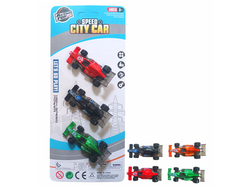 Die Cast Equation Car Free Wheel(3in1) toys