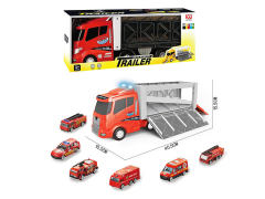 Free Wheel Fire Engine Set W/L_M toys