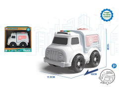 Free Wheel Ambulance W/L_M toys