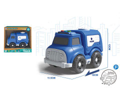 Free Wheel Police Car W/L_M toys