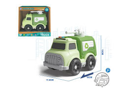 Free Wheel Sanitation Truck W/L_M toys