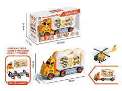 Free Wheel Projector Construction Truck W/L_M toys