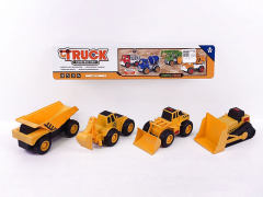 Free Wheel Construction Truck W/L_S(4in1) toys