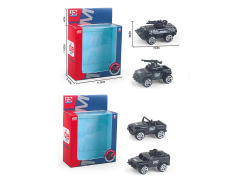 Die Cast Military Car Free Wheel(2in1) toys