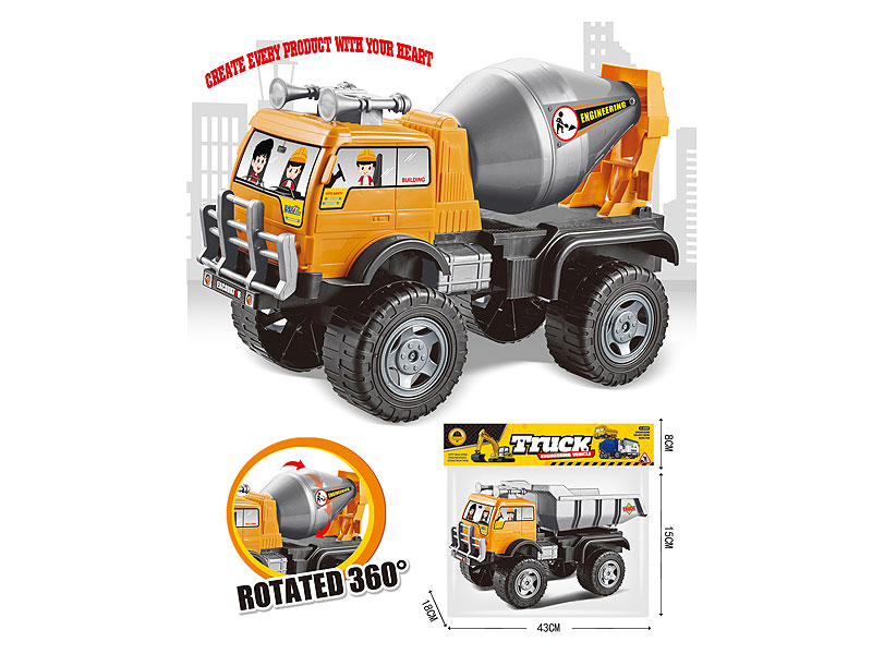 Free Wheel Construction Truck toys